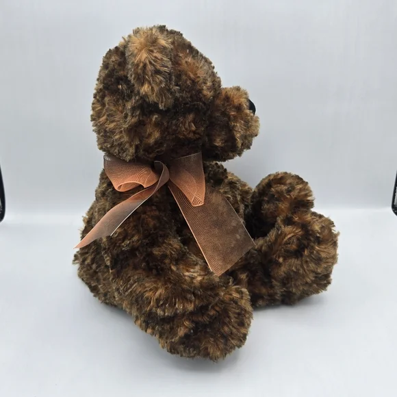 Gund Very Soft Cuddly 12.5” Teddy Bear BENSON Plush Stuffed Animal W/ Bow & Tags - Picture 9 of 13